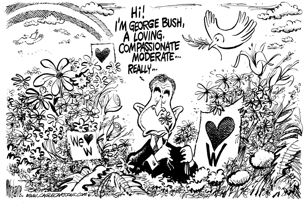  COMPASSIONATE MODERATE BUSH by Mike Lane