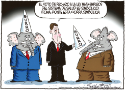 SISTEMA DE SALUD DEROGADO /  by Bob Englehart
