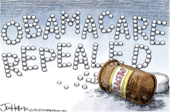 OBAMACARE REPEALED by Joe Heller