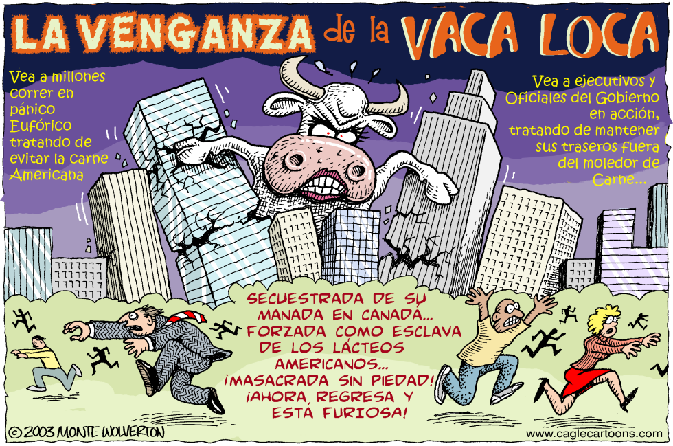  LA VENGANZA DE LA VACA LOCA by Wolverton