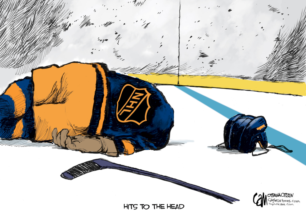 CANADA NHL Head Shot