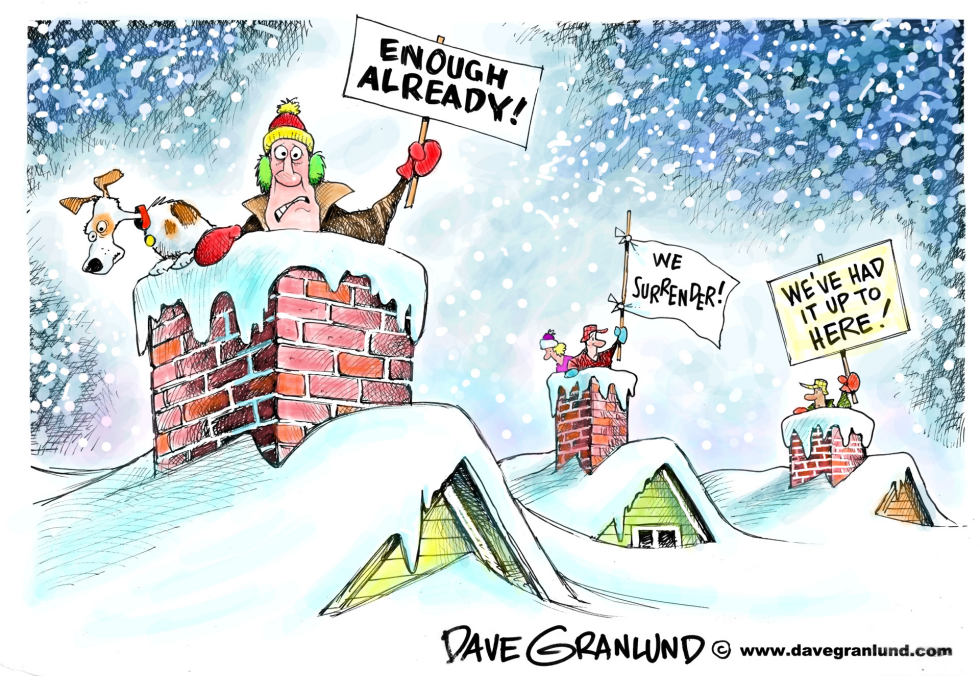 Snowed in