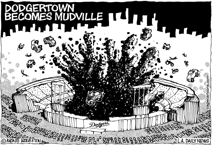LOCAL CA Dodgertown Becomes Mudville
