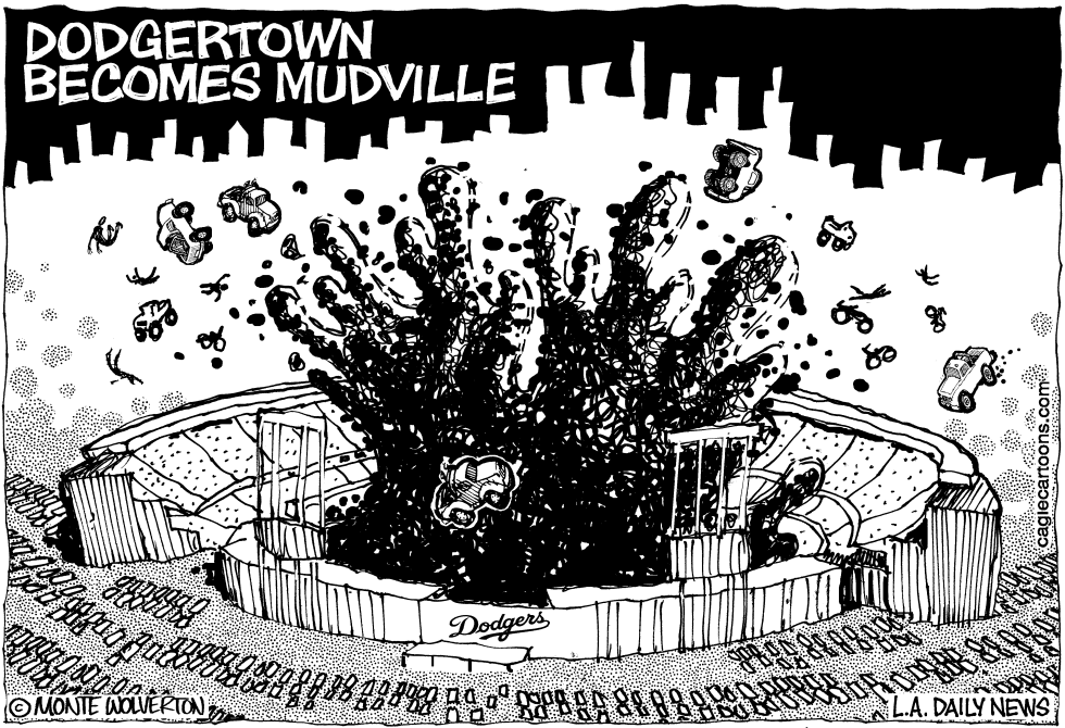 LOCAL CA Dodgertown Becomes Mudville