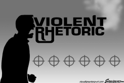 VIOLENT RHETORIC BW by Steve Greenberg