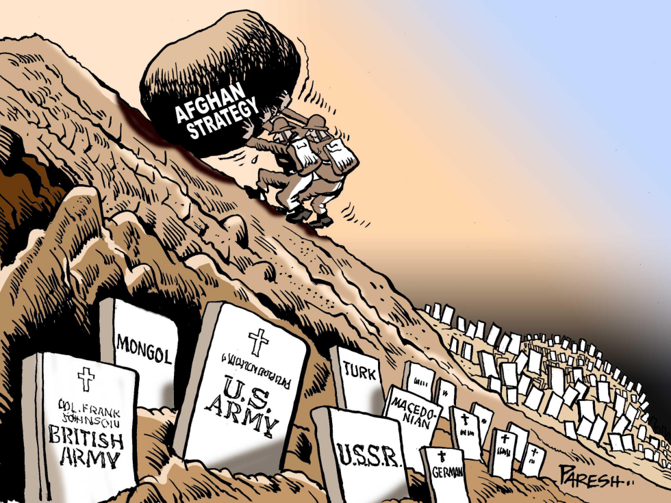 Afghan graveyard COLOR