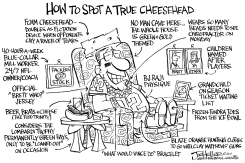 SPOTTING A CHEESEHEAD by Joe Heller