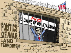 NOT CLOSING GUANTANAMO  by Paresh Nath