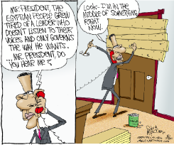 OBAMA AFTER MUBARAK  by Gary McCoy