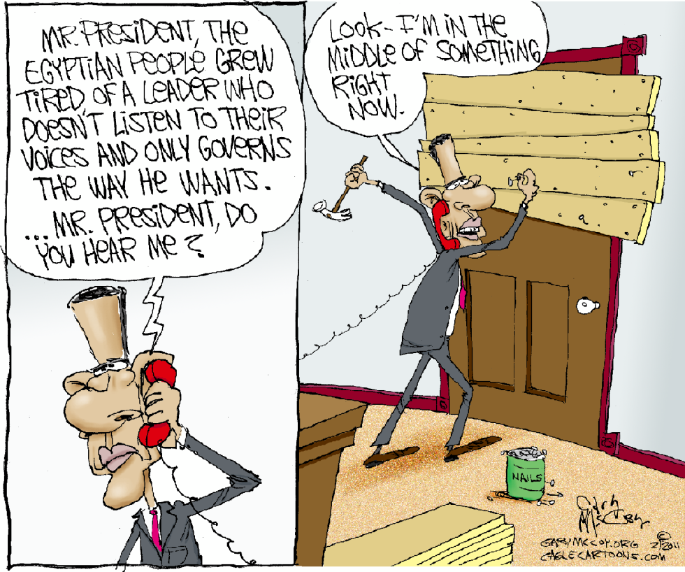 Obama After Mubarak COLOR