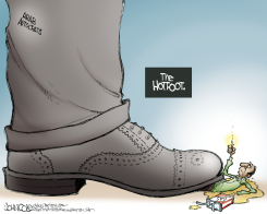 MIDEAST HOTFOOT  by John Cole