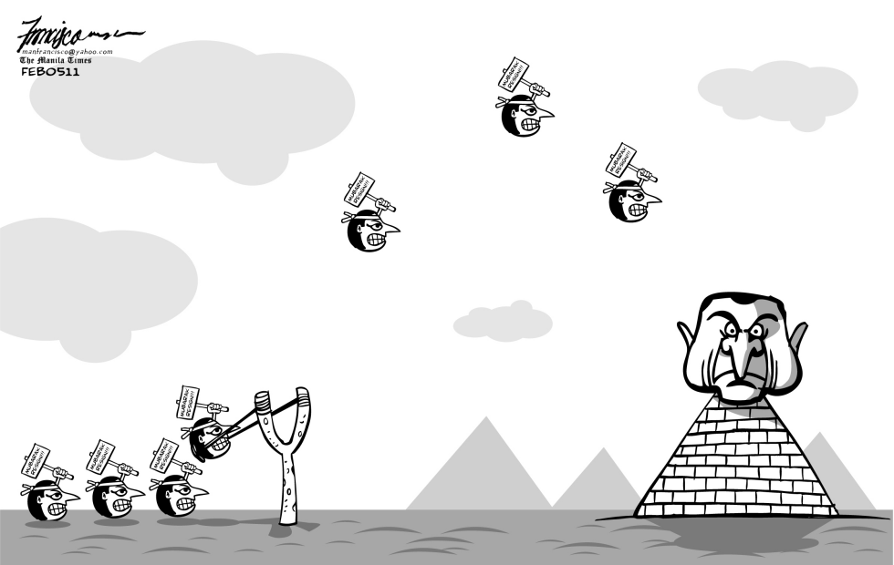  ANGRY EGYPTIANS by Manny Francisco