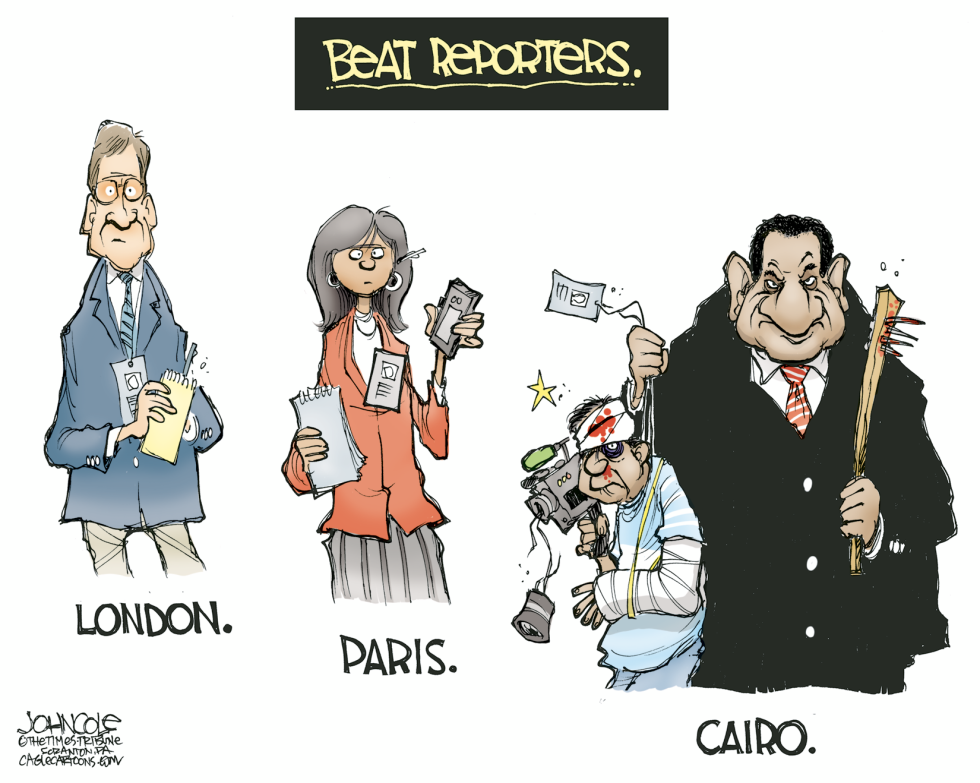 Cairo beat reporter COLOR