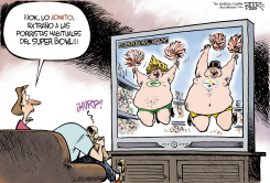 PORRISTAS DEL SUPER BOWL / by Nate Beeler