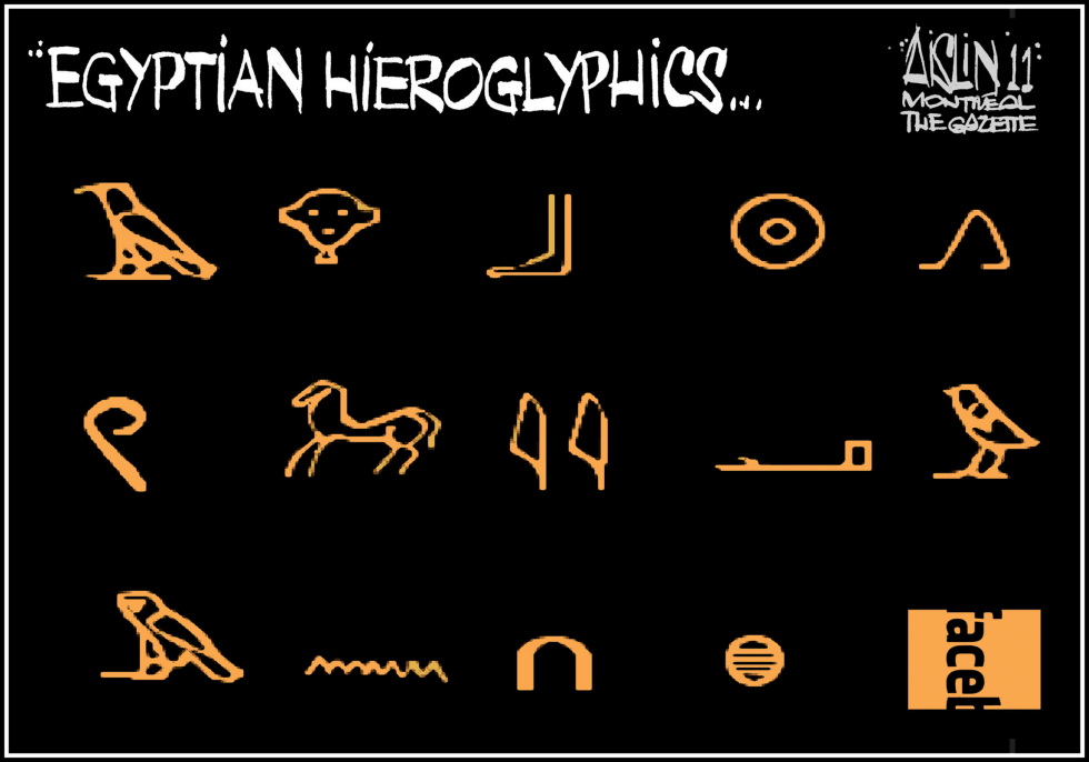 Egyptian hieroglyphics Color