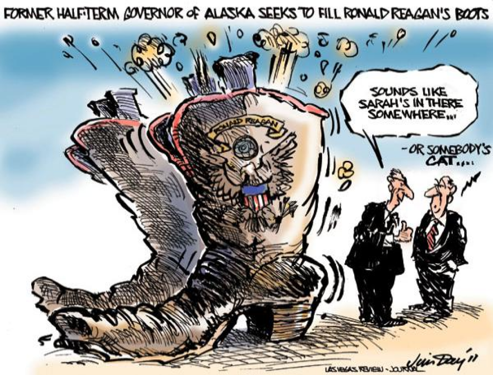 Sarah Palin stepping into Reagans boots