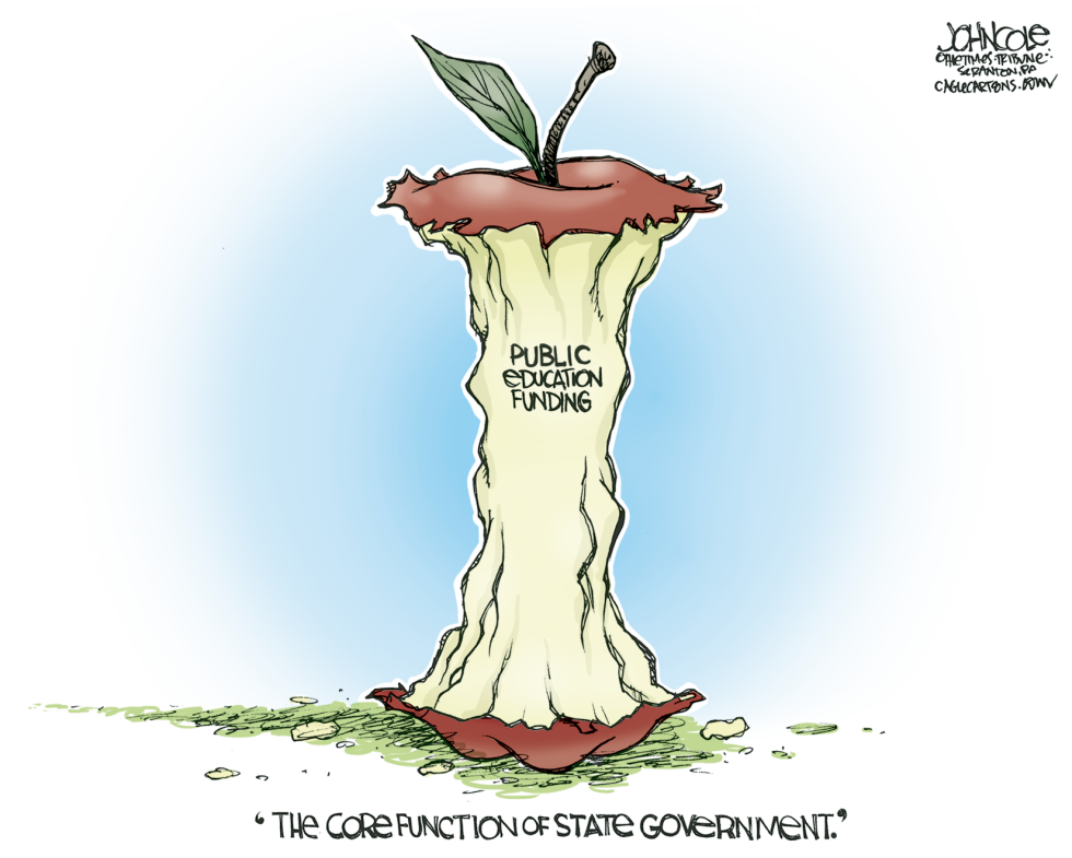 Public school funding cuts COLOR