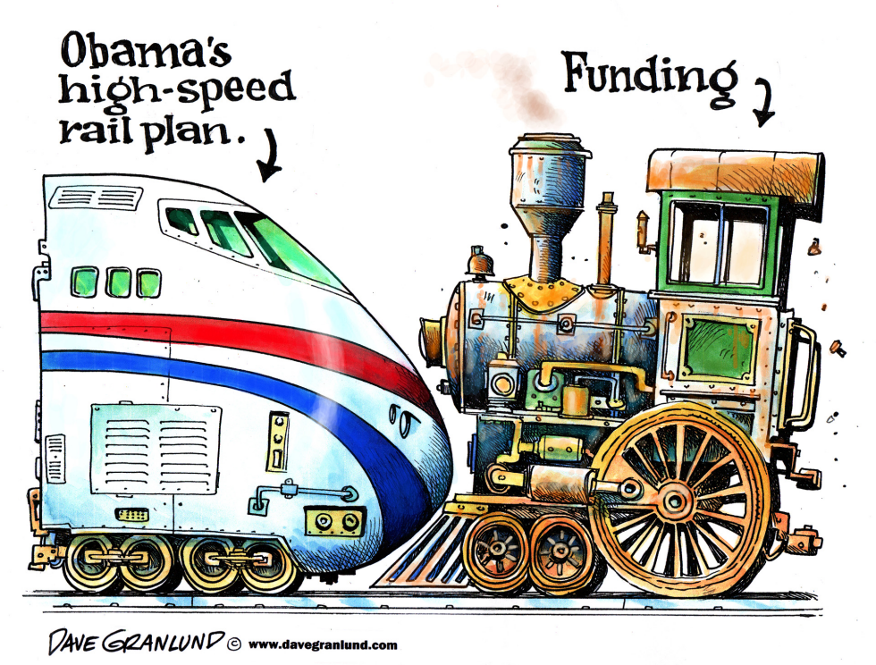  HIGH-SPEED RAIL PLAN by Dave Granlund