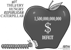 THE NOT VERY HUNGRY REPUBLICAN CATERPILLAR by R.J. Matson