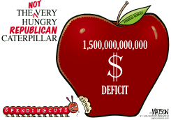 THE NOT VERY HUNGRY REPUBLICAN CATERPILLAR-  by R.J. Matson