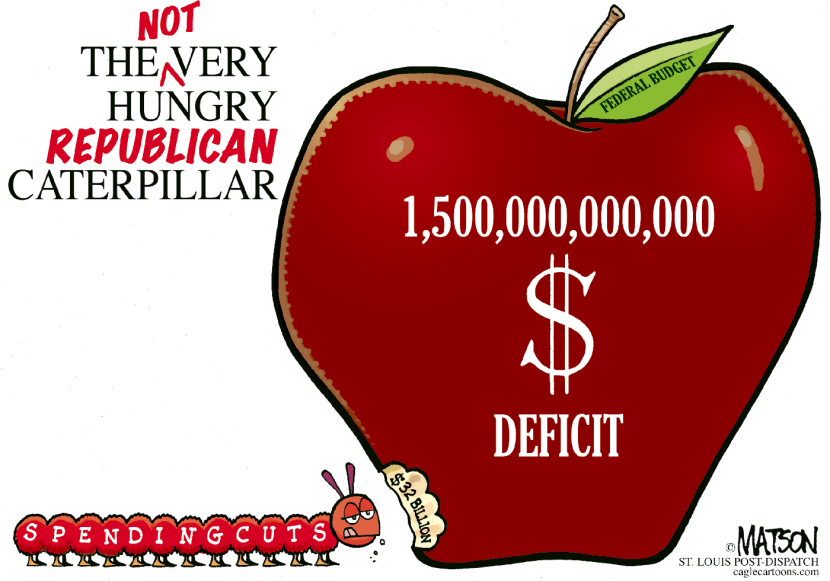 The Not Very Hungry Republican Caterpillar- COLOR