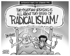 EXTREMIST BEDFELLOWS BW by John Cole