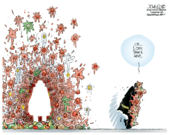MUBAREK TAKES THE HINT  by John Cole