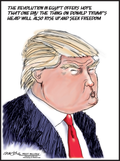 DONALD TRUMP HEAD by J.D. Crowe