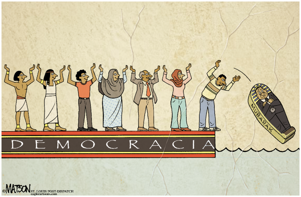  LA DEMOCRACIA LLEGA A EGIPTO  by RJ Matson