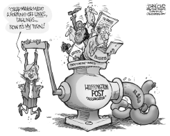 HUFFPO SALE BW by John Cole