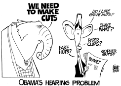 DID SOMEONE SAY CUTS, B/W by Randy Bish