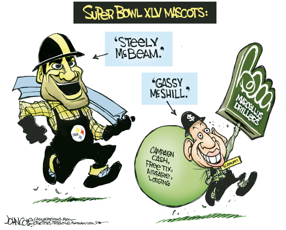 LOCAL PA -- Scarnati goes to the Super Bowl  COLOR