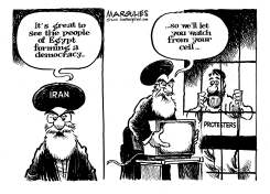 EGYPTIAN DEMOCRACY AND IRAN by Jimmy Margulies