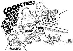 LOCAL- PA POLITICIANS CAUGHT WITH PERKS, B/W by Randy Bish