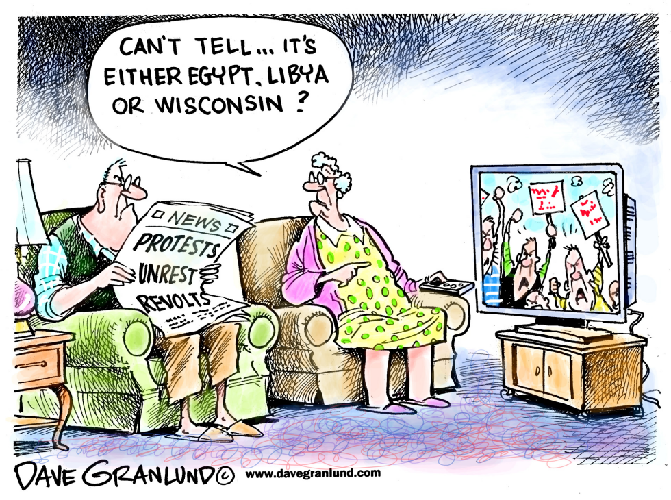 Protests home and abroad