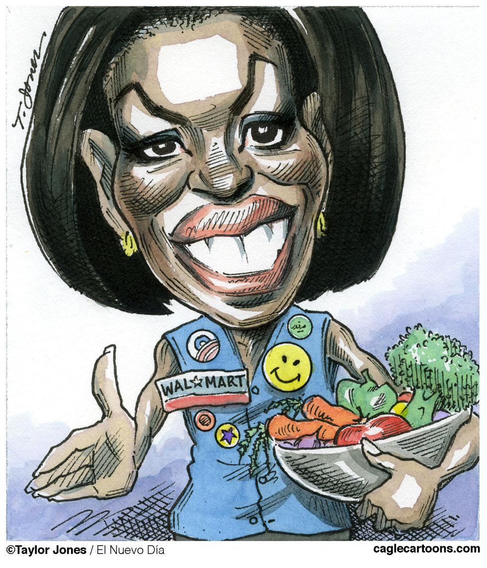 MIchelle Obama - Its whats for dinner COLOR