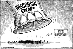 WISCONSIN GOP TRAMPLES STATE EMPLOYEES by Monte Wolverton