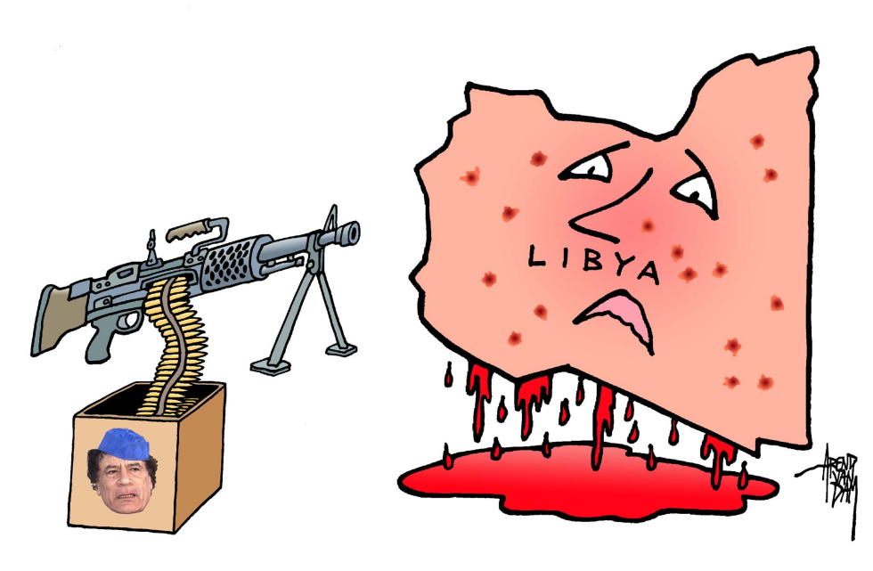 Gaddafi killing Libya