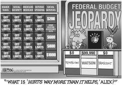 WATSON WINS FEDERAL BUDGET JEOPARDY by R.J. Matson