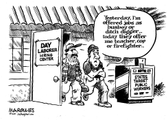 STATES TARGET PUBLIC WORKERS by Jimmy Margulies