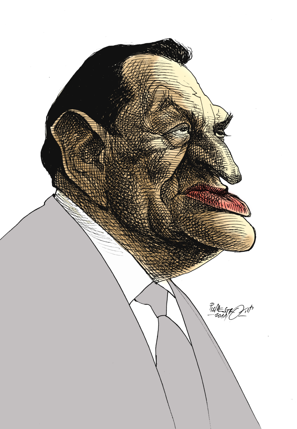  HOSNI MUBARAK by Petar Pismestrovic