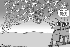 ENDLESS FLOCK BW by Steve Greenberg