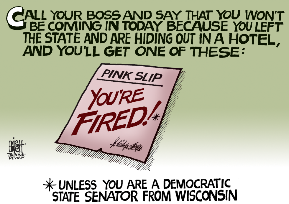 WISCONSIN SENATORS ON THE RUN, COLOR