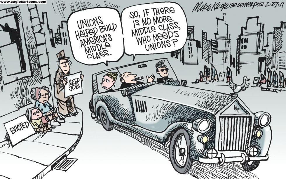 Unions and Middle Class COLOR