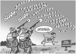 UNION HUNTING DOG by R.J. Matson