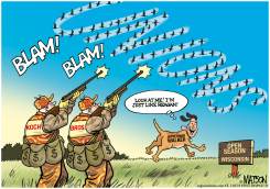 UNION HUNTING DOG by R.J. Matson