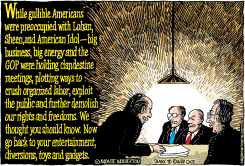 SECRET GOP/BIG BUSINESS MEETINGS by Monte Wolverton