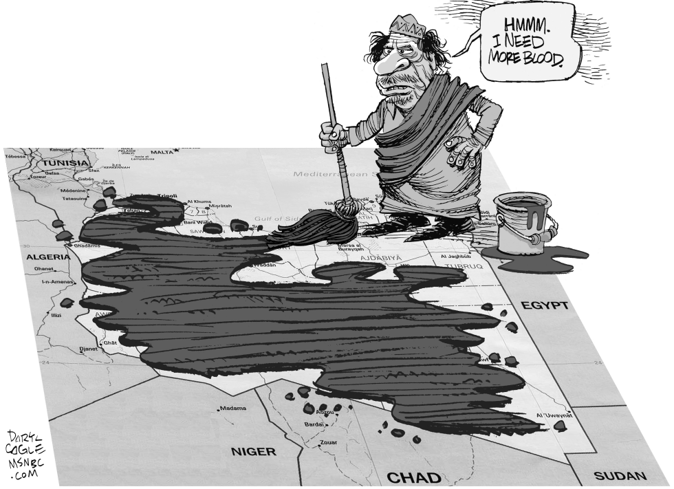 Khadafi More Blood in Libya