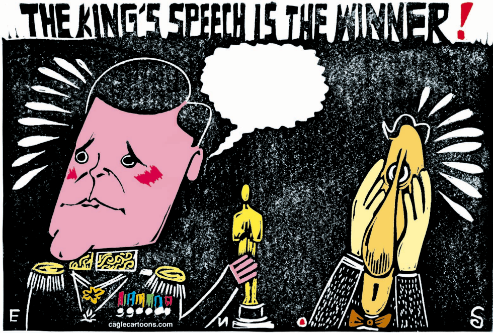 The Kings Speech Wins the Oscar COLOR