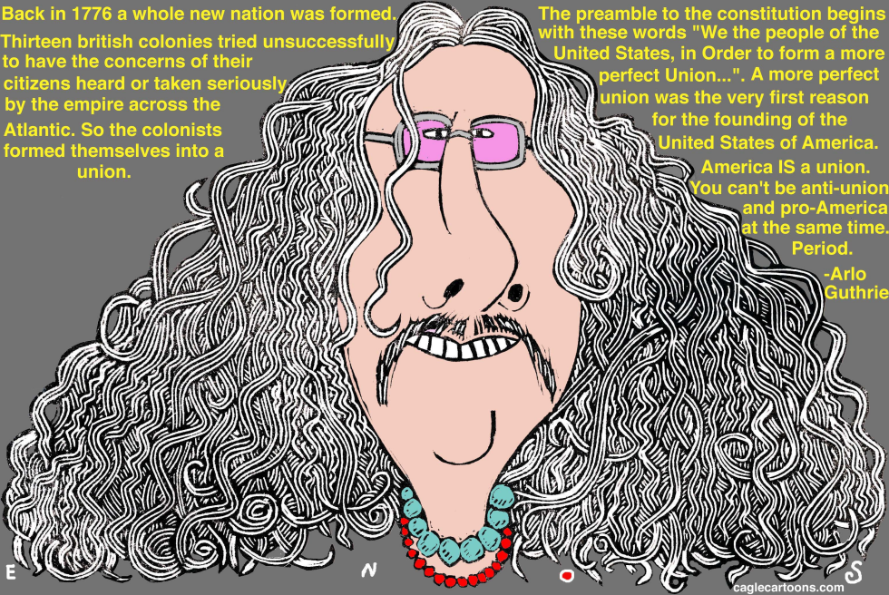  A MESSAGE FROM ARLO GUTHRIE  by Randall Enos